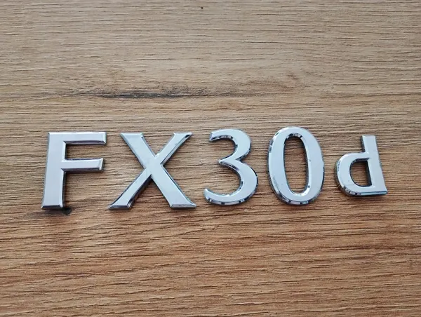 Infiniti FX FX30 FX30d achterklepembleem OEM 90896-1DR1A image 2
