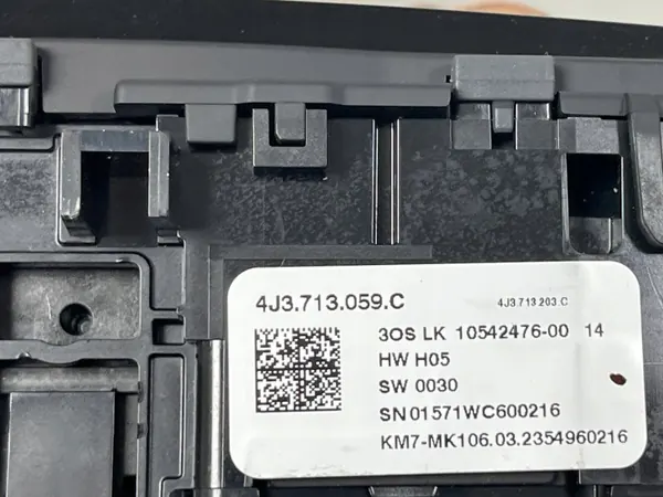 Schalthebel OEM 4J3713059C für Audi E-Tron GT 2021- image 9