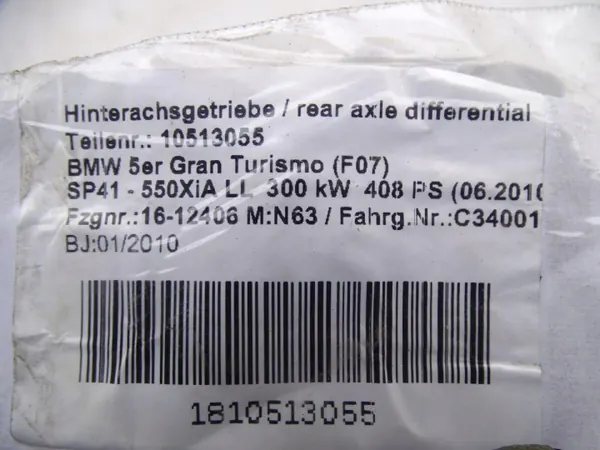 BMW 5 GT F07 09-17 Linke Hinterachsschenkel OEM 6780065 image 4