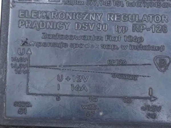 Régulateur de tension DSV-90 DSV90 pour Fiat 126P image 5