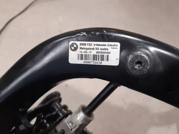 Bisagra techo cabrio BMW 7401032 Derecho Trasero image 3