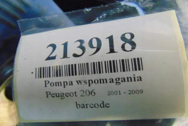 Servostyrningspump PEUGEOT 206 COUPE 1.6 16V 9662127480 image 7