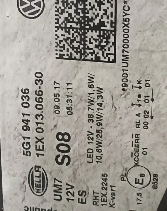 FARO DIREITO VOLKSWAGEN GOLF VII LIFT FULL LED image 4