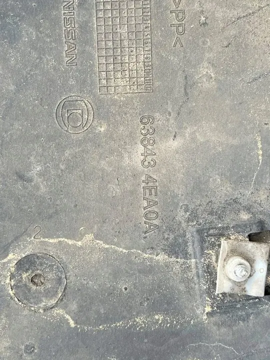 Nissan Qashqai II J11 Etuvasen Lokasuoja 63843-4EA0A image 6