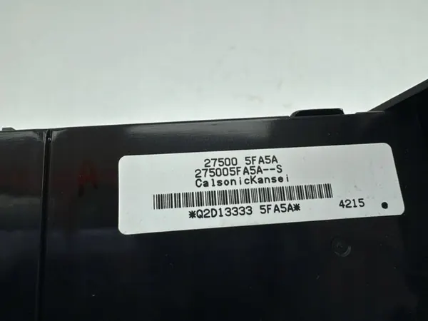 Panneau de climatisation Nissan Micra K14 2020 OEM 275005FA5A image 9