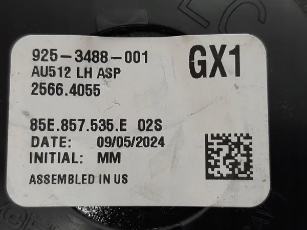 Audi A5 B10 Vasen Peilin Insertti OEM 85E857535E image 4