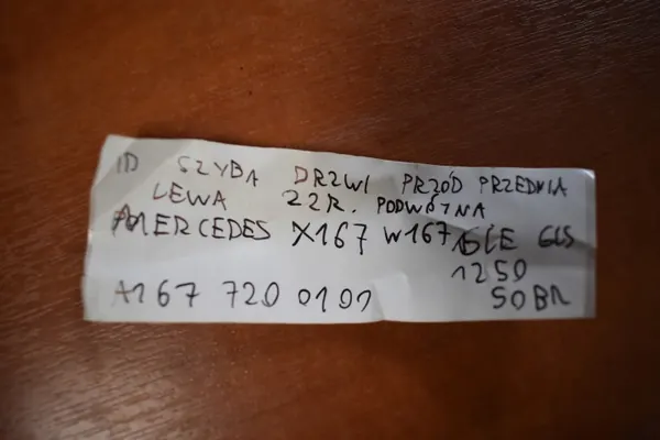 OEM A1677200100 Linker voorportier ruit Mercedes GLS image 5