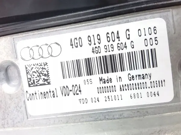 Pantalla de cabeza Audi OE usado OEM 4G0919604G image 3