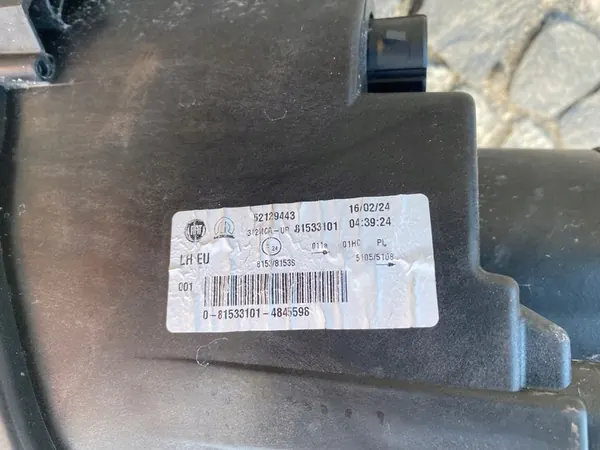 Farol dianteiro esquerdo FIAT 500 52129443 OEM image 7