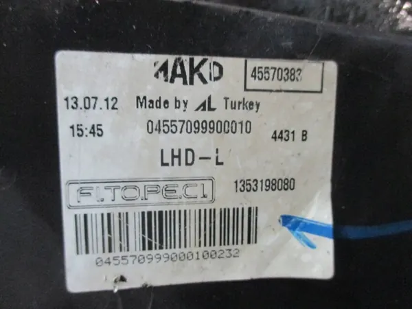 Vasen ajovalo Peugeot Bipper 45570383 image 5