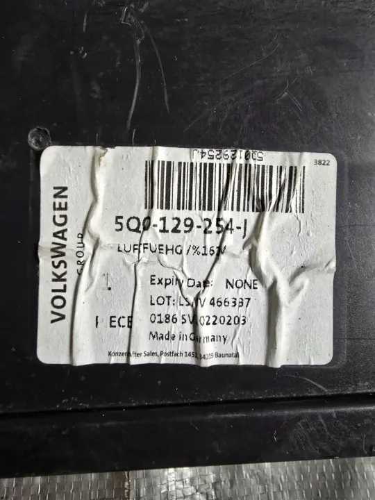 Ilmanottoletku OEM 5Q0129254H VW Audi Skoda Seat image 5