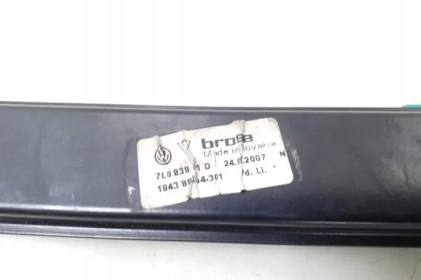 Elevador de vidro traseiro esquerdo VW TOUAREG 7L0839461D image 2