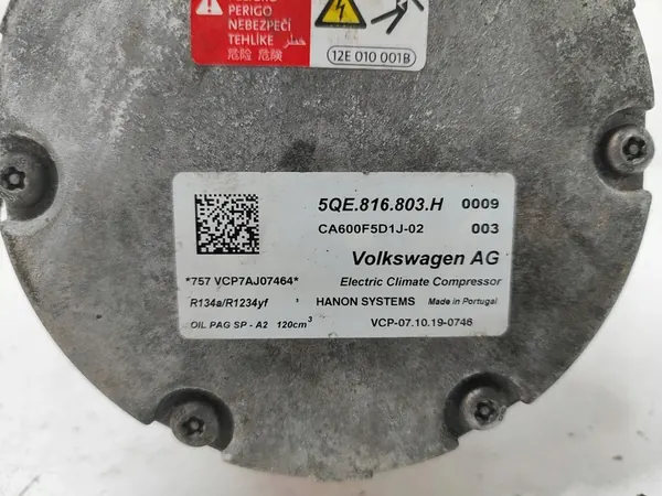 Compressore A/C Volkswagen PASSAT B8 2020 image 8