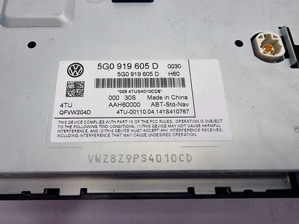 GPS Navigationsradio VW Golf VII 5G0919605D image 5