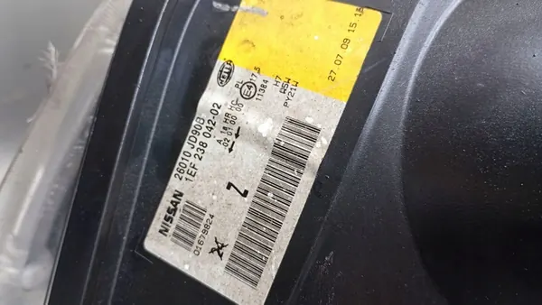 Oikea Ajovalo OE 26010-JD90B Nissan Qashqai J10 07-10 image 10