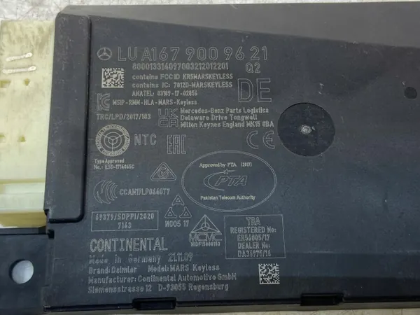 Leitor de cartão Mercedes OEM A1679009621 - Usado image 10