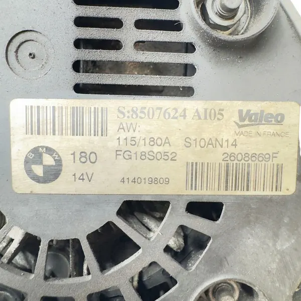Vaihtovirtageneraattori BMW 5 (F10) 2.0L diesel 8507624 image 7