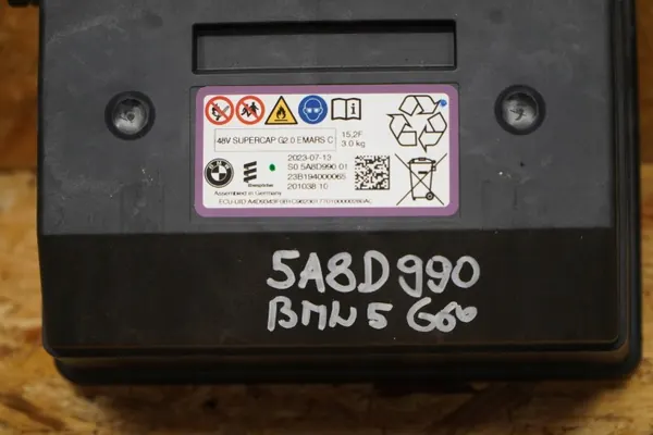 Kondensatorbatteri OEM 5A8D990 48V för BMW 5 G60 image 3