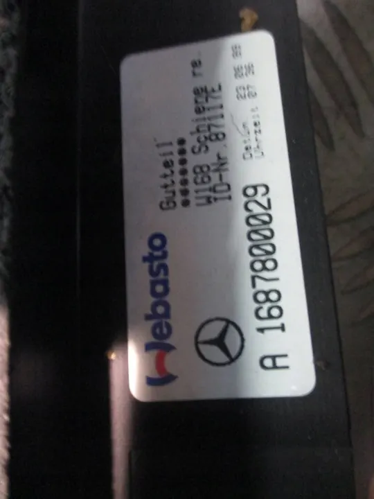 Compleet schuifdak OEM A1687800029 Mercedes-Benz image 4