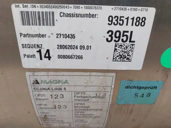 Tanque Scania R/S OEM 2710435 - Estado Usado image 4