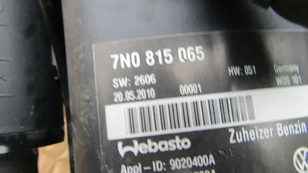 VW SHARAN 2 II 7N WEBASTO image 3