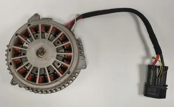 Porsche OE Radiatorventilatormotor 7P0121203E Gebruikt image 2