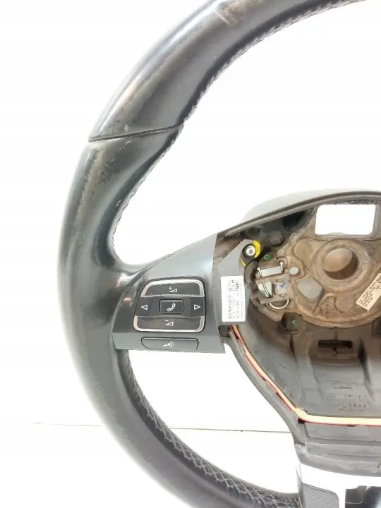 Gebruikt OEM Leren Multifunctioneel Stuur VW Passat image 3