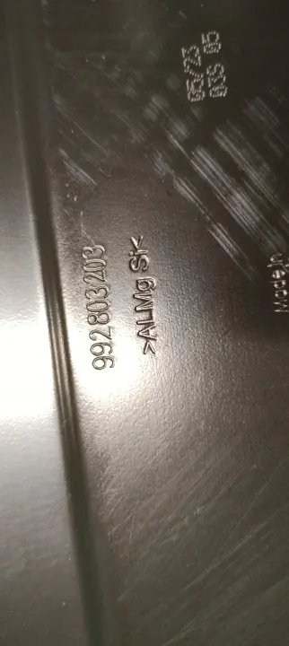 Panneau de Réparation Inférieur de Coffre Avant Porsche 992 image 3