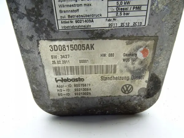 Webasto Parkeringsvärmare VW Phaeton image 4