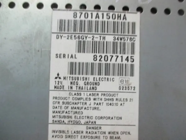 Radio Mitsubishi OE OEM 8701A150HA - Occasion image 5