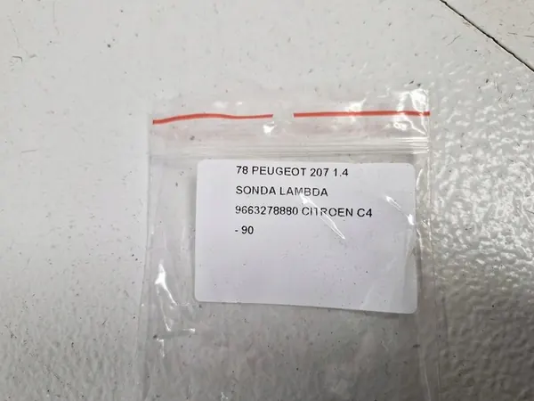 PEUGEOT 207 CITROEN C4 Sensor Lambda 9663278880 image 4