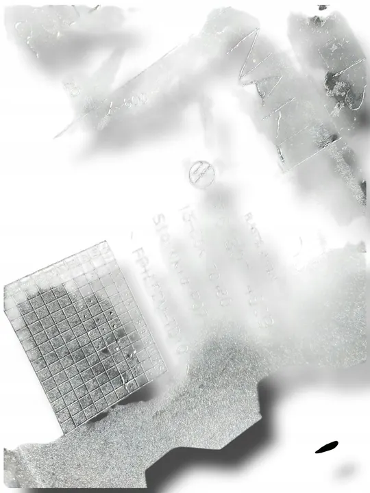 Grade inferior do para-choque dianteiro esquerdo VW Touareg II W221 image 4