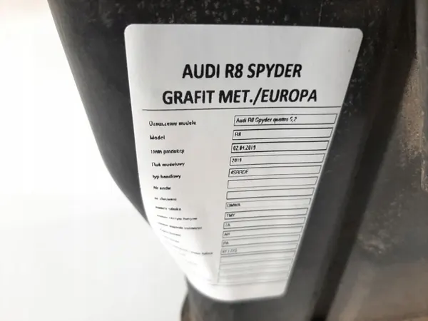 OEM 4S0201797 Kohlefilter für Audi R8 II Spyder image 5