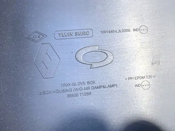 Passagerar handskfack OEM 68500-7841R för Renault Arkana SUV image 7