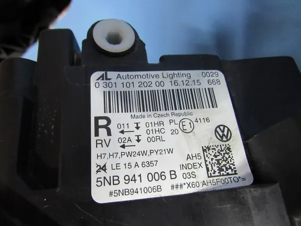 Farol Direito VW Tiguan 5NB H7 Europeu image 7