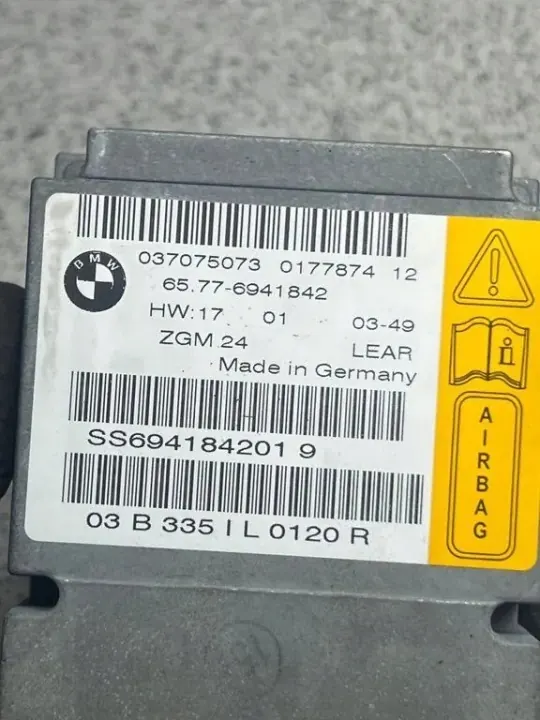 Airbag Sensormodule OEM 6941842 voor BMW 7 Serie image 4