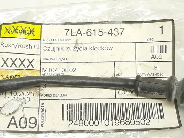 Brake Pad Wear Sensor VW Transporter T6 7LA615437 image 3