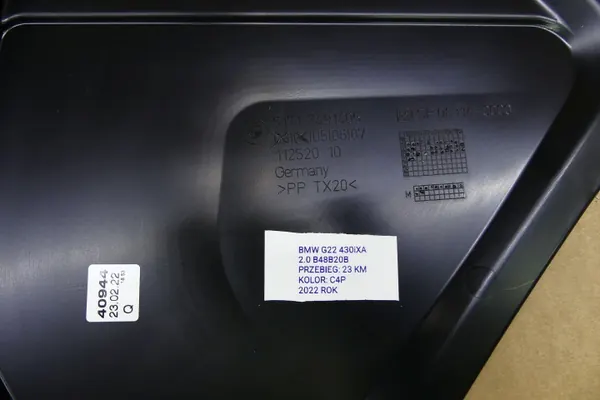 BMW OEM 7491405 Cache Pare-brise Supérieur Gauche image 7