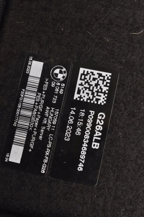 BMW i4 M50 Heckablage OEM 8081723 - M Paket image 6