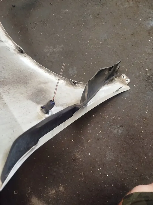 Vänster Framskärm SKODA FABIA II 2 5J ROOMSTER LF9E Vit image 6