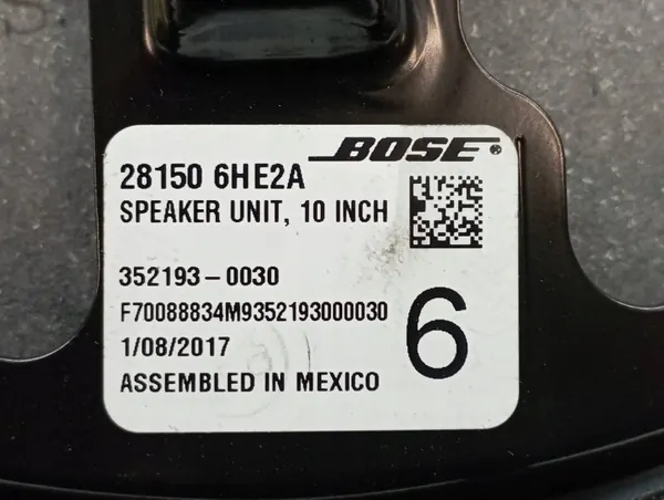 Altavoz Bose OEM 28150 6HE2A para Infiniti Q50 image 3