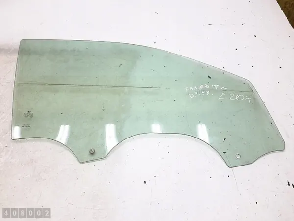 Skoda Fabia dörrglas OEM e143r011025 - Begagnad image 2