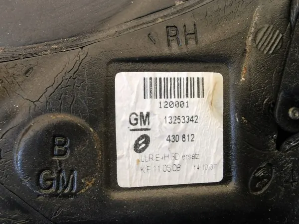 OPEL Astra H Oikea Peili Z20R GM 13253342 image 2