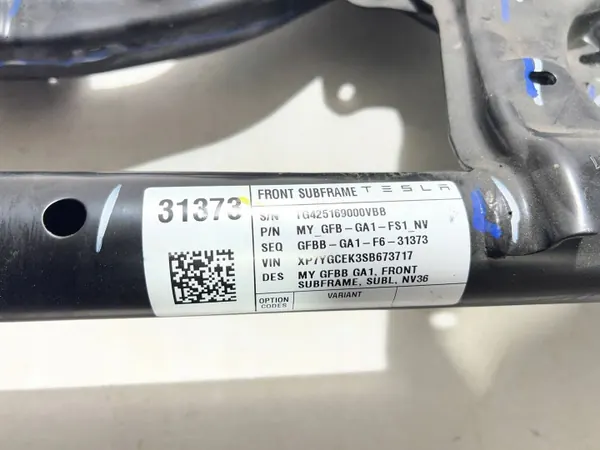 Carro Delantero Tesla OEM 1044531-01-B Usado image 7
