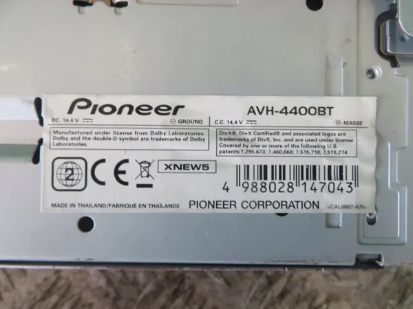 Pioneer AVH-4400BT Radio Navigatie OEM 07356610270 image 7