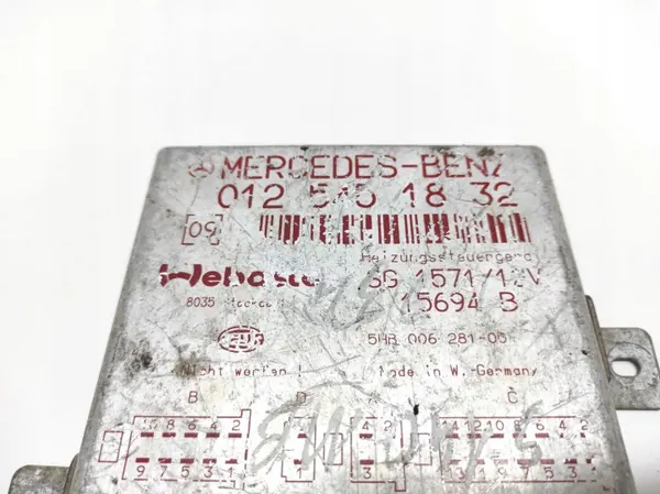 Contrôleur Webasto Mercedes-Benz OEM 0125451832 image 4