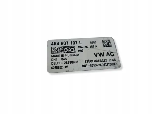 Kamerakontroller OEM 4K4907107L för Audi A6 C8 image 3