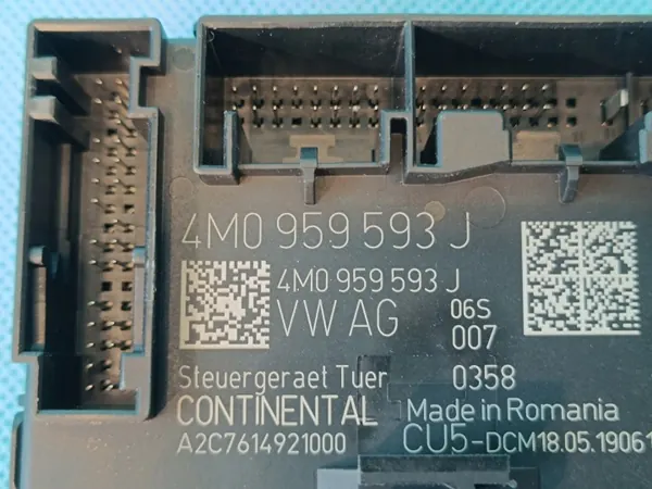 Module de porte avant gauche Audi Q8 e-tron 55 Quattro 4M0959593J image 7