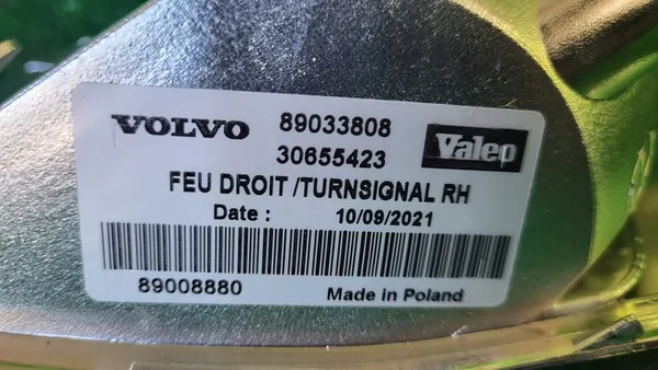 Volvo S80 98-06 Indicador Direito 30655423 image 3