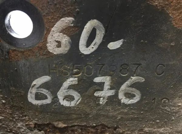 OEM 1407262 DAF Support de ressort pneumatique, essieu moteur gauche image 3